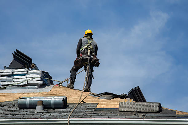 Professional Flat Roof Repair technician working in Argyle, TX